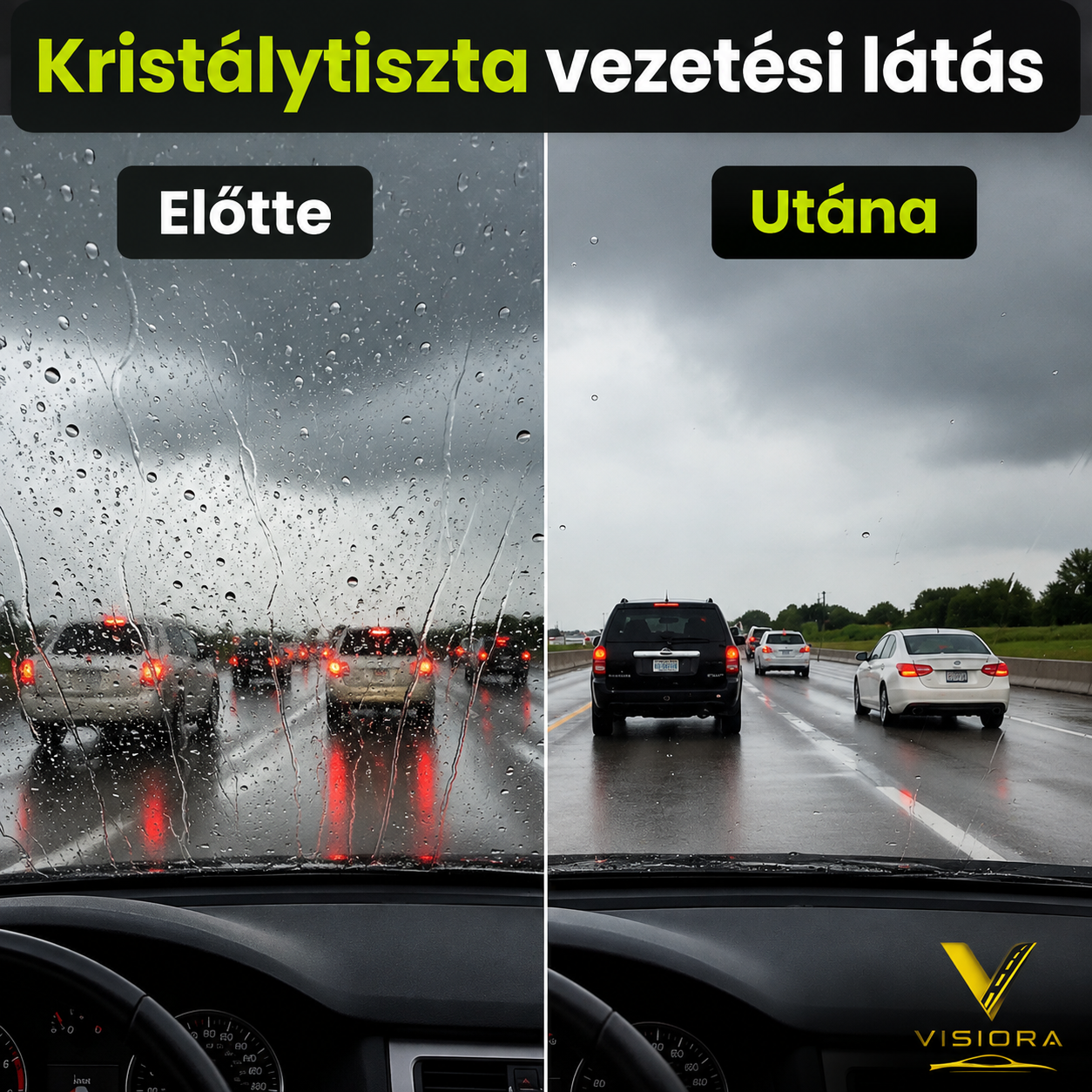 Visiora™ -  4 az 1-ben Nano Szélvédőkezelő